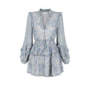 245. Shona Joy Emilia Dress Blue US 6